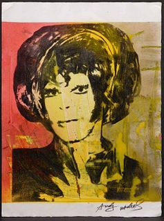 Andy Warhol, Attributed: Woman with Bob Haircut