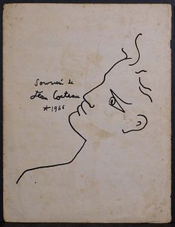 Jean Cocteau, Manner of: Portrait of a Man