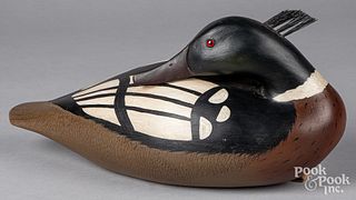 Clarence Fennimore  merganser duck decoy