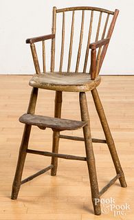 Painted Windsor highchair, early 19th c.
