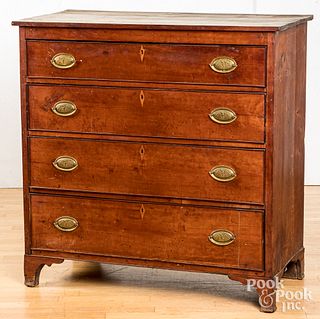 Federal cherry chest of drawers, ca. 1810