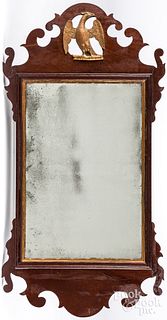Chippendale mahogany mirror, late 19th c.