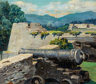 Gustave Cimiotti Jr. (American, 1875-1969), Fort Ticonderoga