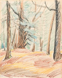 Carl Sprinchorn (American, 1887-1971), The Pines