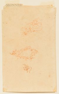 Continental School, 18th Century, Sheet of Studies of Architectural Elements