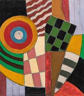 School of Marsden Hartley (American, 1877-1943), Untitled Abstract Composition