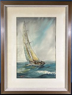 Sailboat Watercolor