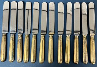 Silver Gilt Butter Knives