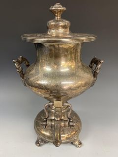 Silver Plate Water Urn