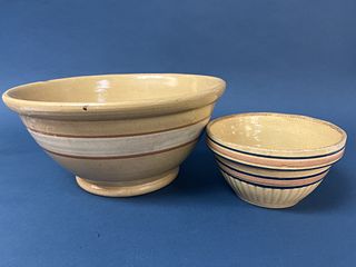 Yellowware Mixing Bowls
