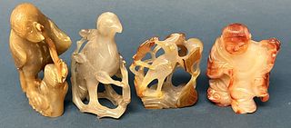 Five Chinese Agate Carvings