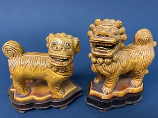 Pair of Chinese Foo Lions