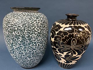 Two Pottery Vases