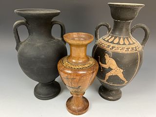 Three Greek Vases