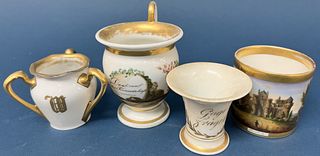 Four Pieces of Early Porcelain