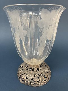 Silver Mounted Vase