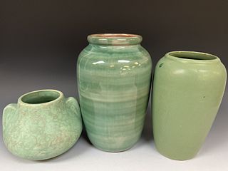 Three Pottery Vases