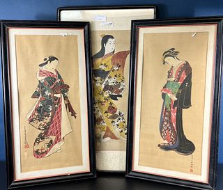 Three Japanese Watercolors