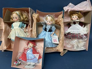 Four Madame Alexander Dolls