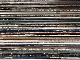 Group of Vinyl Albums