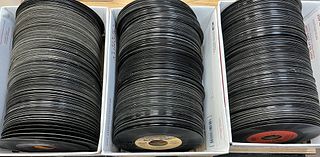 Large Group of Vinyl 45s