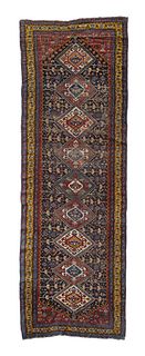 Antique Qashqai Long Rug, 3’9’’ x 11’8’’