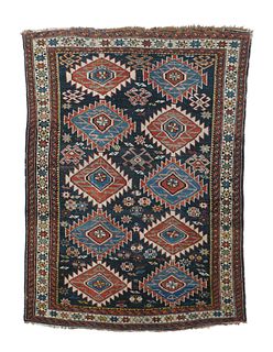 Antique Caucasian Shirvan Rug, 2’9” x 3’9”
