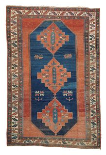 Antique Caucasian Kazak Rug, 5’8” x 8’6”