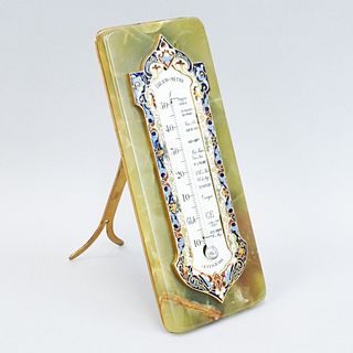 Antique French Desk Thermometer