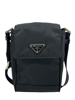 PRADA Nylon Smartphone Case Crossbody Bag