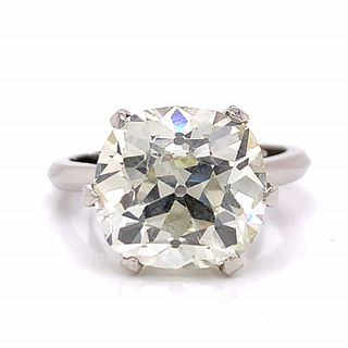 Art Deco 5.44 Ct. Diamond Engagement Ring