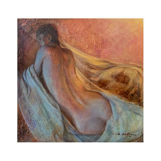 Al Van Mil (CANADA 20th/21st) Nude Oil On Canvas
