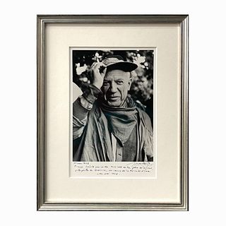 Lucien Clergue Picasso "Nimes" 1958 Signed Photo