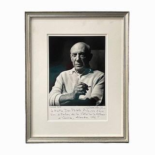Lucien Clergue Picasso "Cannes" 1956 Signed Photo