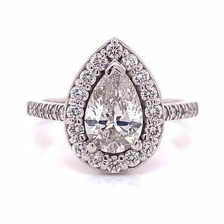 1.07 Ct. GIA Certified Pear-shape Diamond Ring