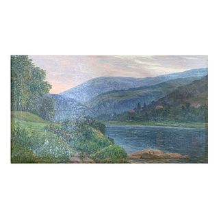 A. Werner Parsberg (DUTCH 1870-?) Landscape Oil
