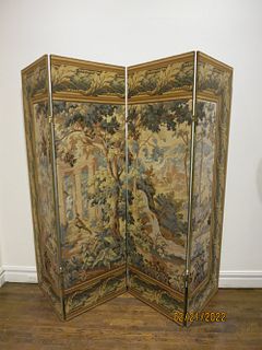 4 Panel Flemish Tapestry style