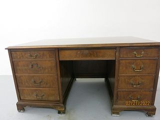 1920's Mahogany Chippendale Desk