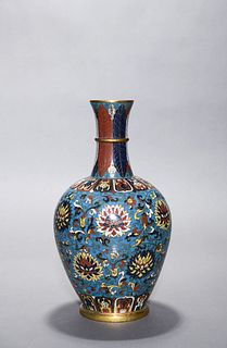 Qing Yongzheng: An Enamel Vase