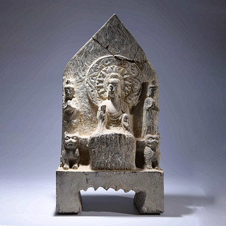 Northern Wei Dynasty: A Carved Stone Buddha Statue