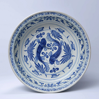 Yuan: A Blue and White Porcelain Charger