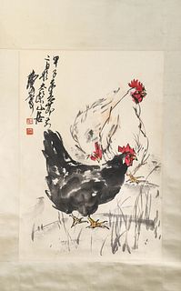Huang Zhou: Chinese Scroll painting