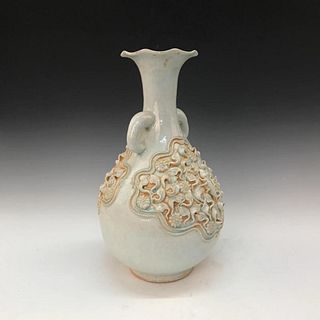 Chinese Hutian Kiln Engraved Design Vase