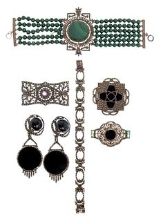 Judith Jack Sterling Silver and Marcasite Jewelry Assortment