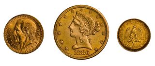 1886-S $5 Liberty Gold