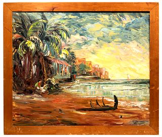 Lewis Vandercar (American, 1913-1988) Oil on Canvas