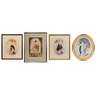 (After) Louis Icart (French 1888-1950) Offset Lithograph Assortment