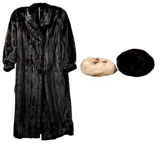 Mink Fur Full Length Coat