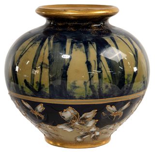Turn Teplitz Amphora Pottery Vase
