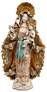 Perami 'Madonna and Child' Ceramic Figure